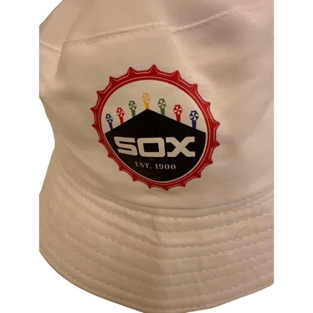 Leinenkugel White Bucket Hat White Sox Chicago Baseball One Size - Picture 2 of 6